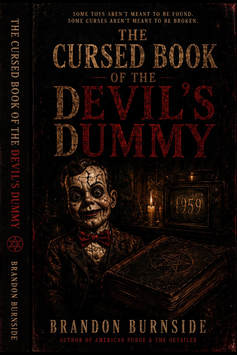 The Cursed Book of the Devil’s Dummy by Brandon Burnside book cover